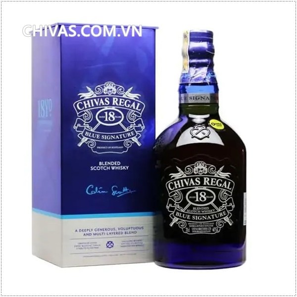 chivas-18-xanh-blue-signature - chivas.com.vn